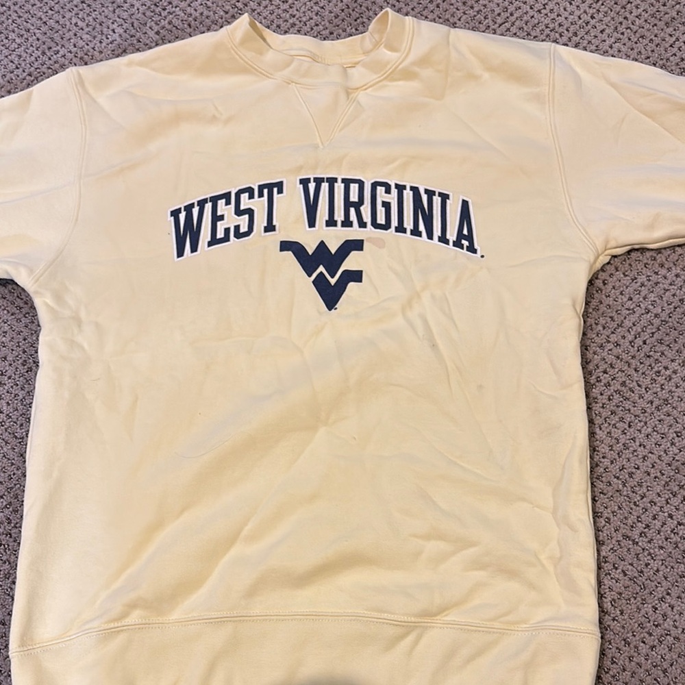 Big Cotton Yellow Sweatshirt